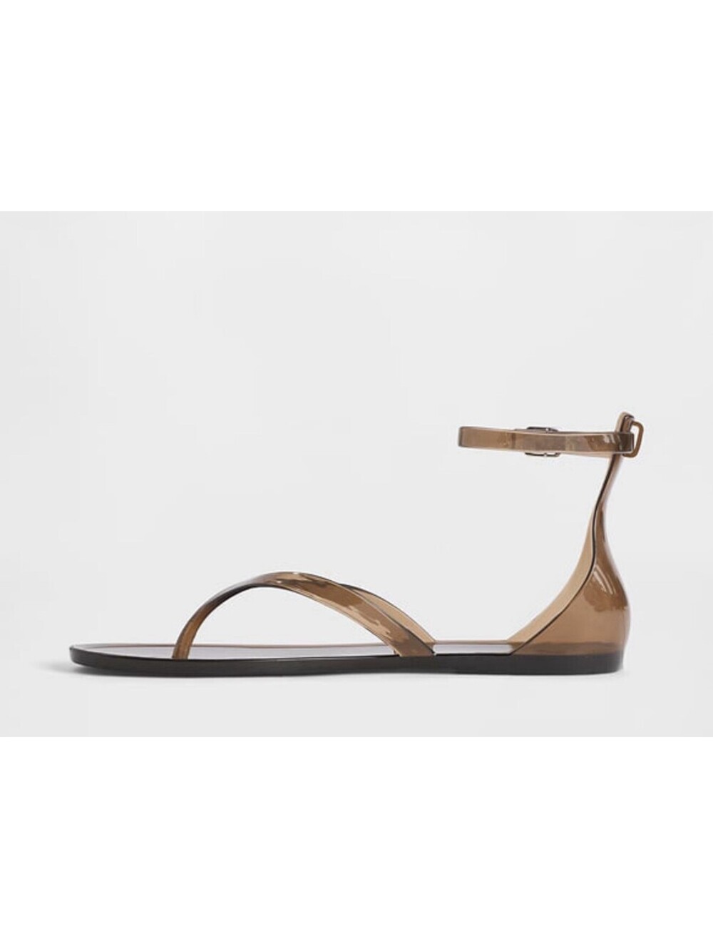 GAP Summer 2026 T-Strap Jelly Thong Sandals Flip Flops Shoes Amber Wood Womens 9